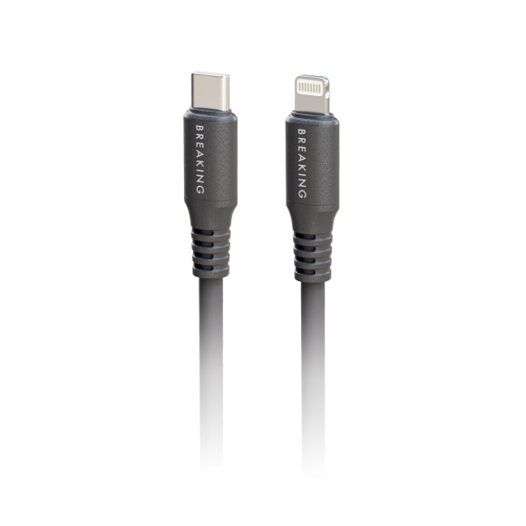 Lightning Breaking K21 USB-С-Lightning 3.0A 1м черный