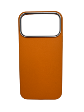 Чехол-накладка для iPhone 17 Pro Max Le Prius Birman Premium Leather MagSafe Orange