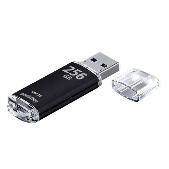 Накопитель USB 3.0 SmartBuy 256Gb V-Cut Black Накопитель USB 3.0 SmartBuy 256Gb V-Cut Black