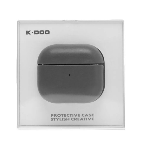 Сумка-чехол на AirPods 4 K-Doo серый Сумка-чехол на AirPods 4 K-Doo серый