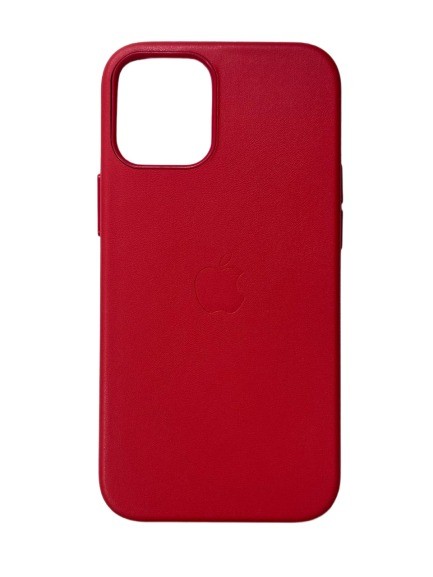 Чехол-накладка для iPhone 12/12 Pro Leather красный