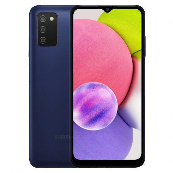 Смартфон Samsung Galaxy A03s 4/64Gb (A037 FN/DS) RU (синий)
