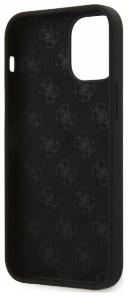 Чехол-накладка для iPhone 14 Pro Max GUESS MagSafe Silicone черный