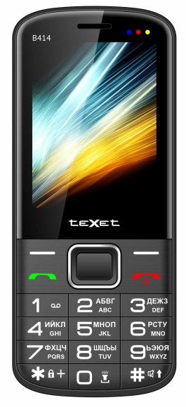 Мобильный телефон teXet TM-B414 (Черный)