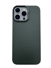 Чехол-накладка для iPhone 16 Pro  Benks Magnetic Kevlar fiber Green