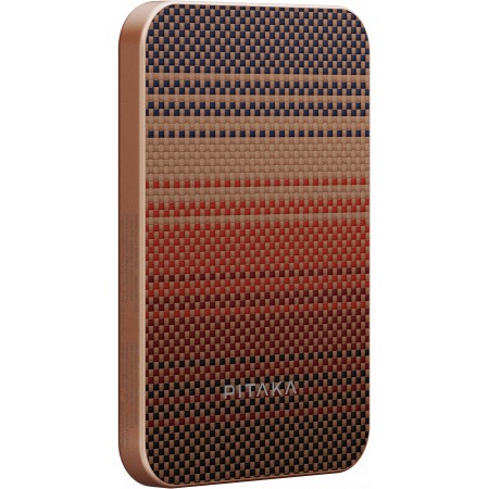 Беспроводное зарядное устройство Pitaka Magnetic Power Bank Qi2 Sunset