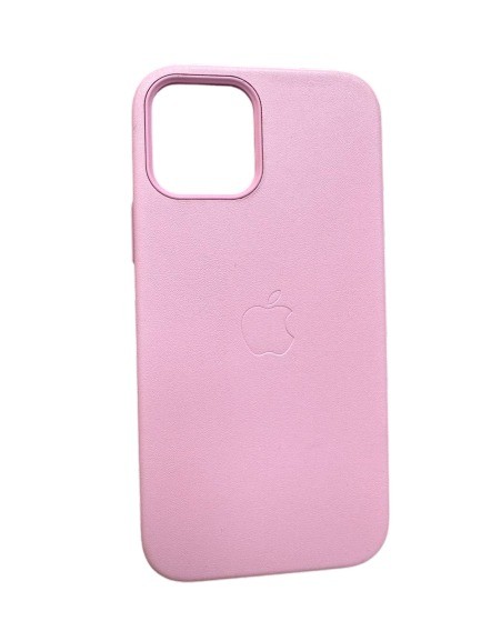 Чехол-накладка для iPhone 12/12 Pro Leather розовый