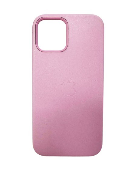 Чехол-накладка для iPhone 12/12 Pro Leather розовый