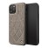 Чехол-накладка для iPhone 12/12 Pro Mercedes кожа бежевый