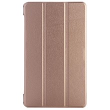 Чехол-книжка Samsung Tab A T290/295 кожа золото