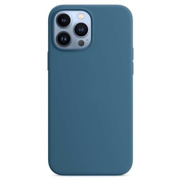 Чехол-накладка для iPhone 13 Pro Max Silicone Case MagSafe синий