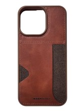 Чехол-накладка для iPhone 15 Pro Max Keephone Creative Case коричневый