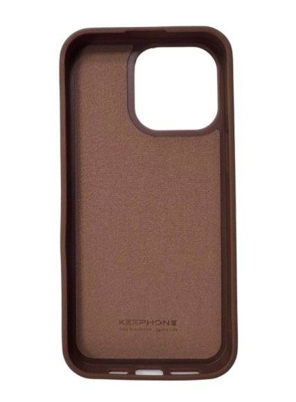 Чехол-накладка для iPhone 15 Pro Max Keephone Creative Case коричневый Чехол-накладка для iPhone 15 Pro Max Keephone Creative Case коричневый