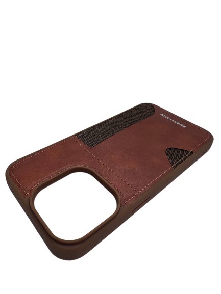 Чехол-накладка для iPhone 15 Pro Max Keephone Creative Case коричневый Чехол-накладка для iPhone 15 Pro Max Keephone Creative Case коричневый