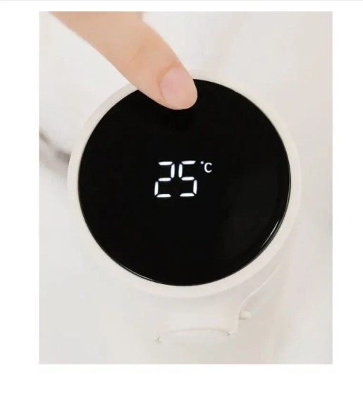 Термокружка с датчиком температуры Quange Temperature Display Thermos Cup 480ml (BW502) белый