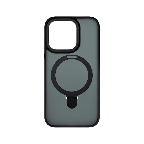 Чехол-накладка для iPhone 15 Pro Max Breaking Stand Style черный