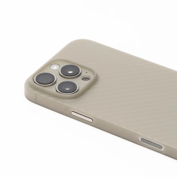 Чехол-накладка для iPhone 16 Pro Max KZDOO Air Carbon Titanium Gray