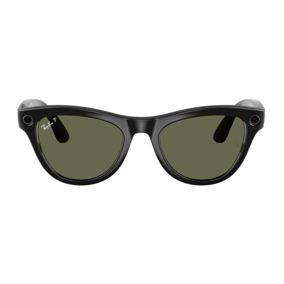 Солнцезащитные очки Ray-Ban Meta Skyler RW4010 601/7152 — Shiny Black G15 Green У\Ц