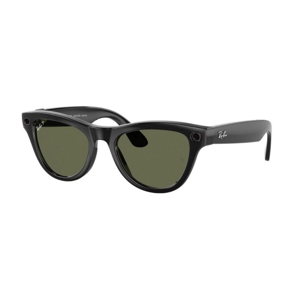 Солнцезащитные очки Ray-Ban Meta Skyler RW4010 601/7152 — Shiny Black G15 Green У\Ц