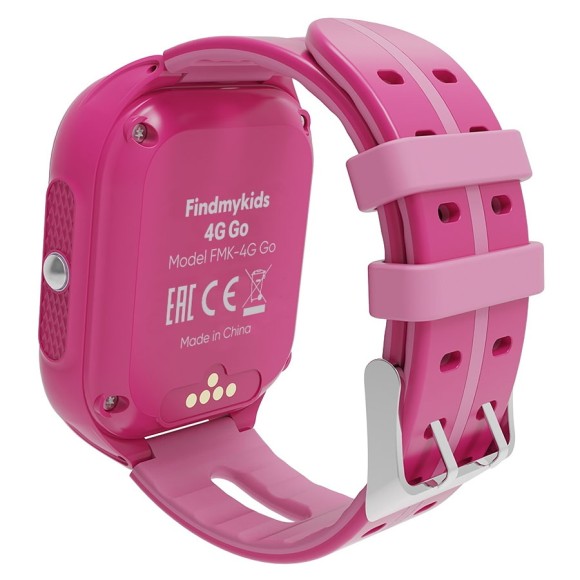 Часы-телефон ELARI Findmykids 4G Go (розовый) Часы-телефон ELARI Findmykids 4G Go (розовый)