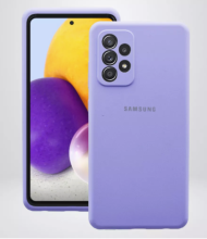 Чехол-накладка Samsung A33 Silicone Case сиреневый