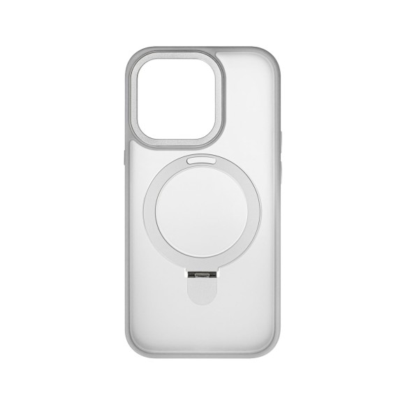 Чехол-накладка для iPhone 15 Pro Max Breaking Stand Style серый