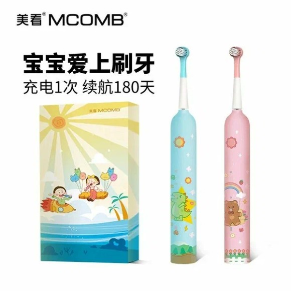 Детская зубная щетка Meikan Mcomd розовая Детская зубная щетка Meikan Mcomd розовая