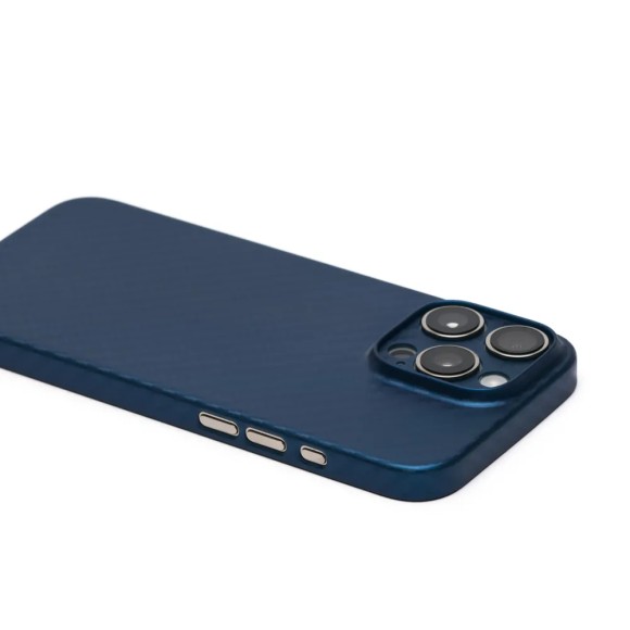 Чехол-накладка для iPhone 16 Pro Max KZDOO Air Carbon Blue
