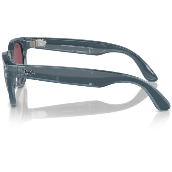 Солнцезащитные очки Ray-Ban Meta Headliner RW4009 66985Q50 — Shiny Jeans, Polar Dusty Red