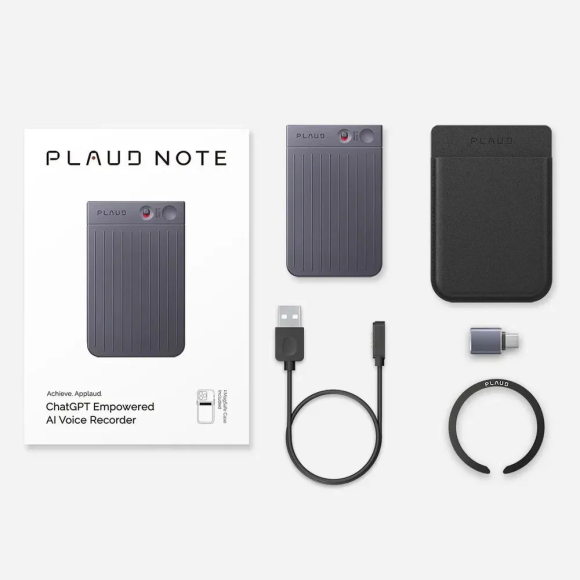 Диктофон с искусственным интеллектом ChatGPT PLAUD Note AI (Black)