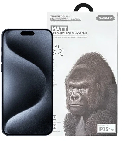 Стекло Apple iPhone 15 Pro Super Hardness Matt