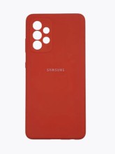 Чехол-накладка Samsung A72 Silicone Case красный