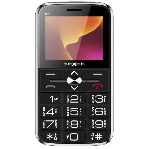 Мобильный телефон teXet TM-B228 (Черный)