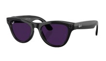 Солнцезащитные очки  Ray-Ban Meta Skyler RW4010 601/CH 52 — Shiny Black, Amethyst