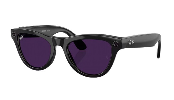 Солнцезащитные очки  Ray-Ban Meta Skyler RW4010 601/CH 52 — Shiny Black, Amethyst