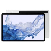 Планшет Samsung Galaxy Tab S8+ 5G LTE (2022) 8/256 ГБ (SM-X806BZSBSKZ) серебристый