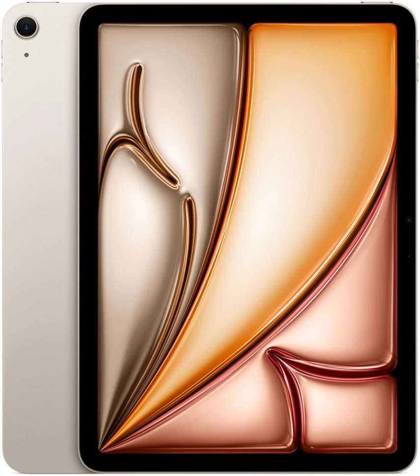Планшет Apple iPad Air 11 2024 M2, 128 ГБ, Wi-Fi, iPadOS, Сияющая
