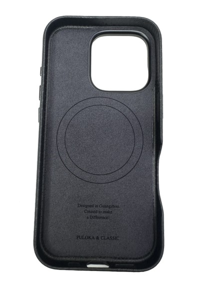 Чехол-накладка для iPhone 16 Pro Puloka Cover ZP-0224 Magsafe Black