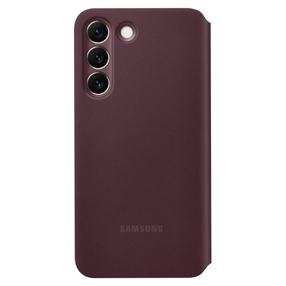 Чехол-книжка Samsung Galaxy S22 Smart Clear View Cover (EF-ZS901CEEGRU) (бургунди) Чехол-книжка Samsung Galaxy S22 Smart Clear View Cover (EF-ZS901CEEGRU) (бургунди)
