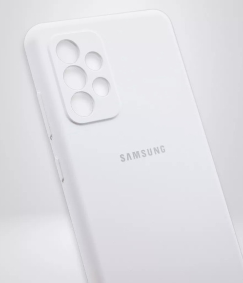 Чехол-накладка Samsung A33 Silicone Case белый