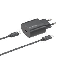 СЗУ Breaking WC15 USB-C 25W+кабель USB-C-USB-C черный