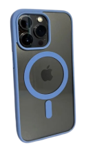 Чехол-накладка для iPhone 15 Pro Max Mosbros Mag Comfortable Sierra Blue
