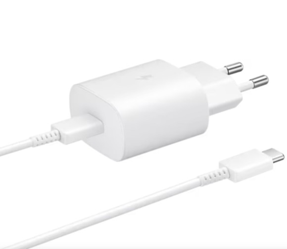 СЗУ Samsung Power USB-C + кабельType-C-Type-C 65W White