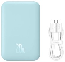 Аккумулятор Baseus Magnetic Mini Wireless Fast Charge 20W 10000mAh голубой