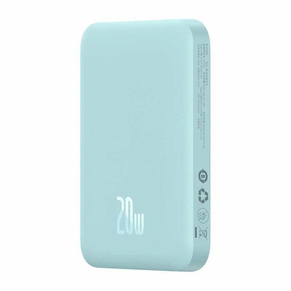 Аккумулятор Baseus Magnetic Mini Wireless Fast Charge 20W 10000mAh голубой