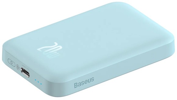 Аккумулятор Baseus Magnetic Mini Wireless Fast Charge 20W 10000mAh голубой
