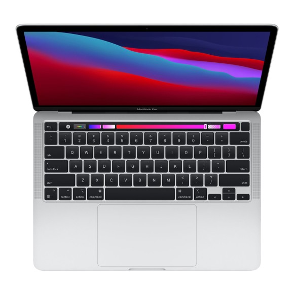 Ноутбук Apple MacBook Pro 13" 2020 (M1, 8/256 ГБ, SSD, Touch Bar) (MYDA2) (серебристый)