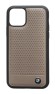 Чехол-накладка для iPhone 12 Pro Max BMW кожа темно-бежевый