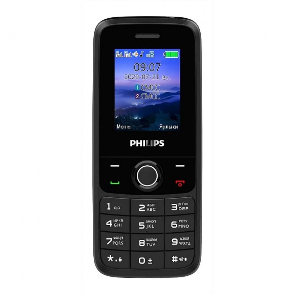 Телефон Philips Xenium E117 (серый)