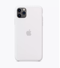 Чехол-накладка для iPhone 11 Pro Max Silicone Case белый